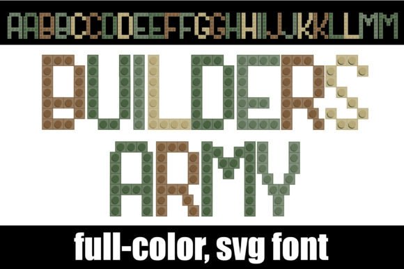 Builders Army: A Creative Font for Bold Branding