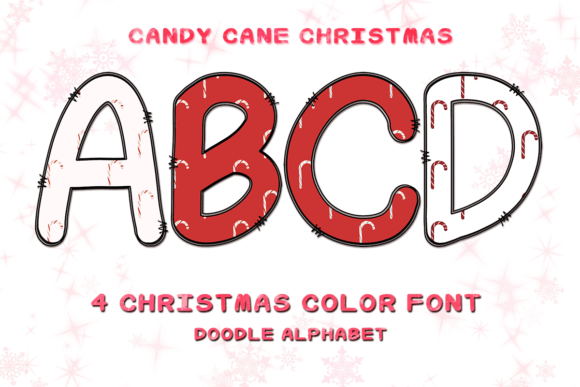 Candy Cane: A Festive Display Font for Holiday Design