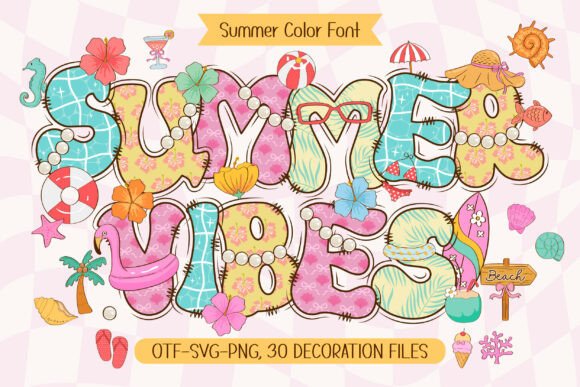 Capture Sunshine: The Playful Power of Summer Vibes Font