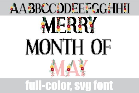 Celebrate Spring with the Merry Month of May Font