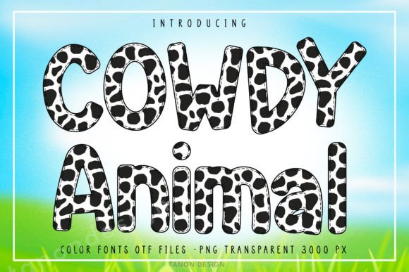 Cowdy: A Playful Yet Practical Font for Creative Projects