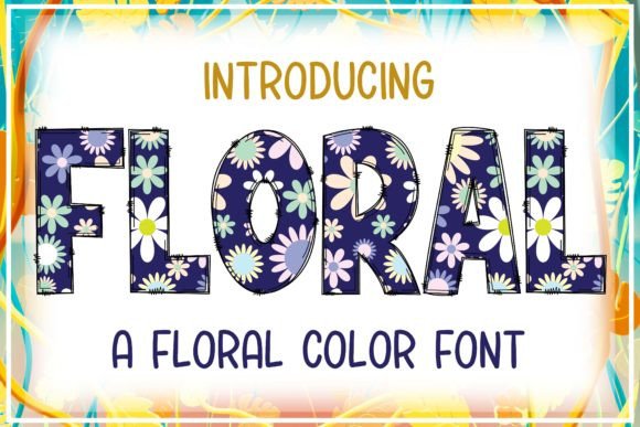Floral: Bringing Playful Pastel Charm to Your Creative Projects