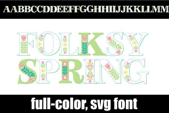 Folksy Spring: A Fresh Take on the Floral Serif