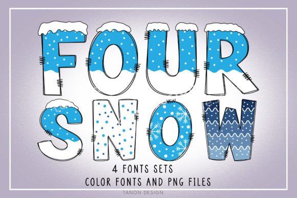 Four Snow: A Festive Font for Your Christmas Creations