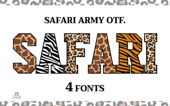 Giraffearmy: A Safari Army Bundle for Bold Visuals