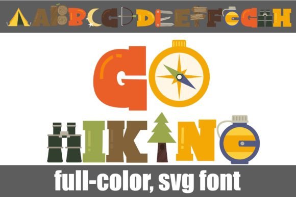 Go Hiking: A Creative Font for Outdoor & Adventure Brands