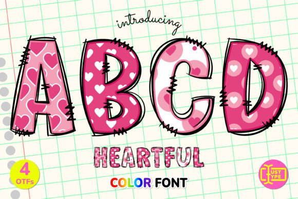 Heartful: A Creative Font for Valentine's Designs