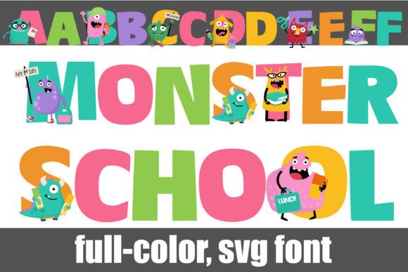 Monster School: A Playful Typeface for Bold Branding