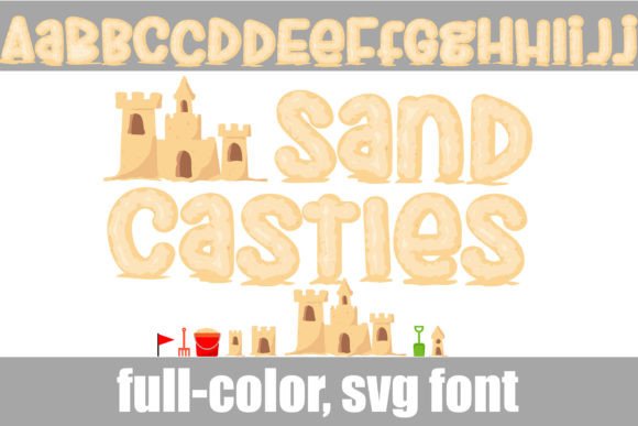 Sand Castles: A Fun, Full-Color Font for Your Projects