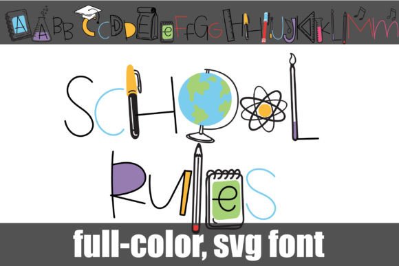 School Rules: A Playful Font with Professional Polish
