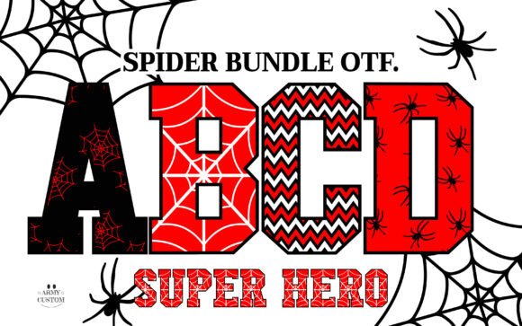 Spidervarsity Spider: Bold Varsity Typography with a Twist