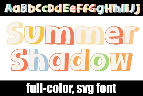 Summer Shadow: A Playful 3D Font for Vibrant Designs