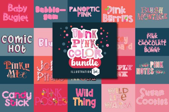 Think Pink: A Designer's Guide to This Color Font Bundle