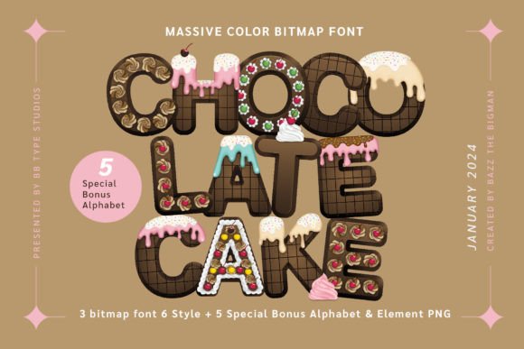 Unwrapping the Sweet Appeal of the Chocolate Cake Font